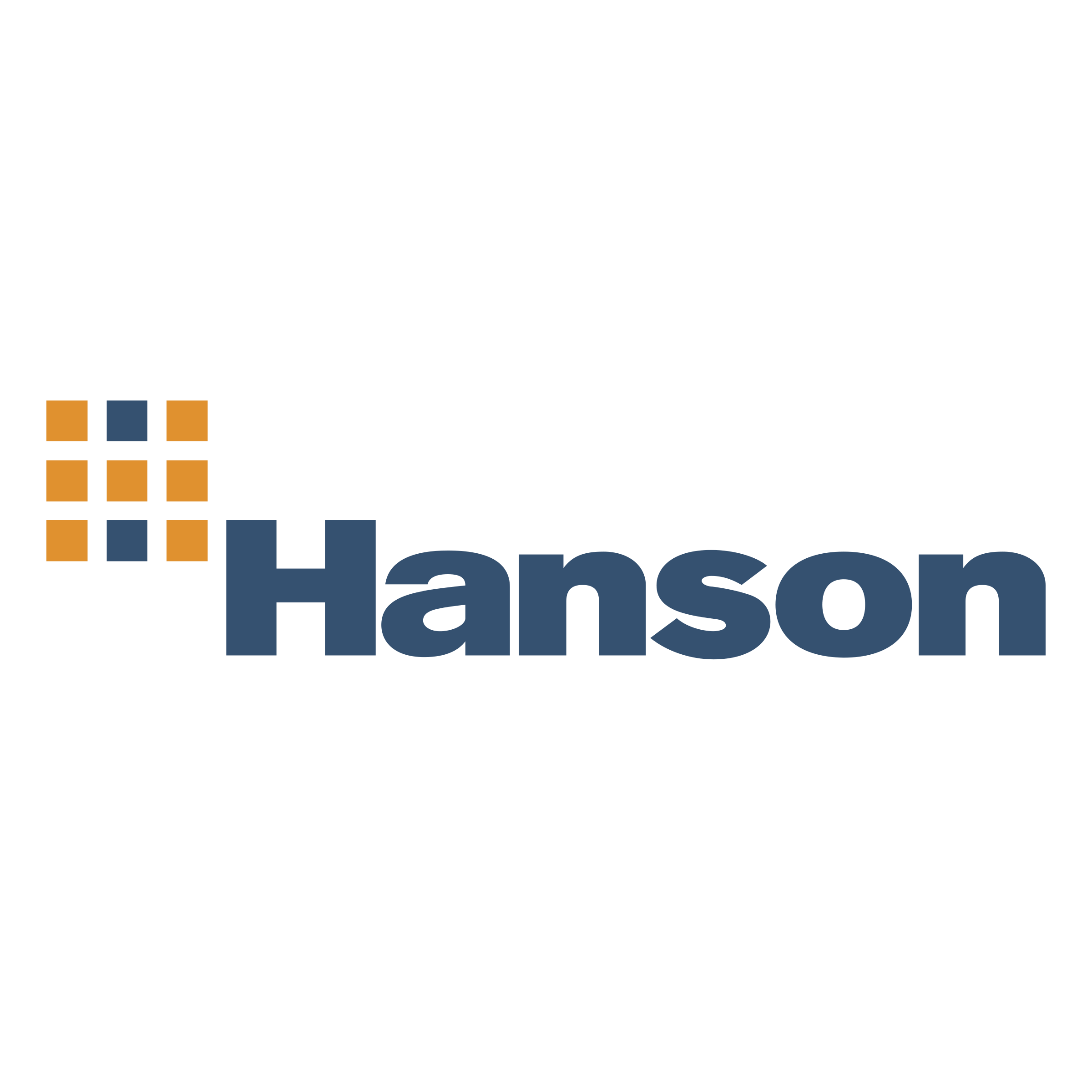 Client Logo: Hanson - Construction and Building Materials Giant