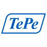 TePe logo, oral hygiene products and sustainability-focused healthcare brand.